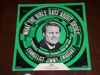 Jimmy Swaggart Presents What The Bible Says About Drugs, Vintage Vinyl