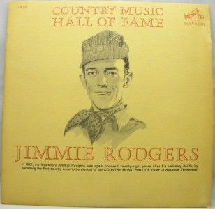 Lot of 4 Jimmie Rodgers Records hame Fame The Kids Train Whistle Blues