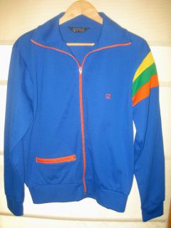 Vintage 70s RARE Jimmy Connors Tennis Jacket by Robert Bruce Rainbow