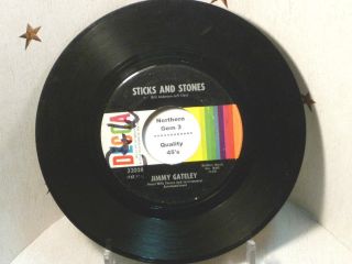 Jimmy Gateley Sticks Stones Its not Everyday 1966
