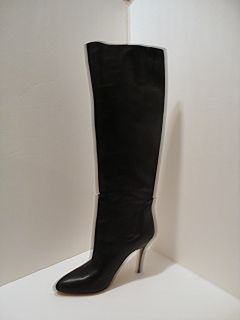 Joan and David Womens Selya Black Knee High Heel Boot Size 6 M New in