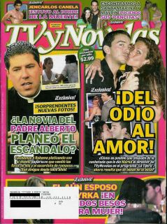 TV Y NOVELAS MAGAZINE JUNE 2, 2009 PADRE ALBERTO, JENCARLOS CANELA
