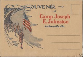 PC Folder Camp Joseph E Johnston Jacksonville FL 1918