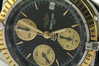 Breitling Chronomat D13047 SS 18K Gold Automatic Chronograph Mens