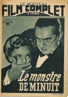 Bowery at Midnight 1942 Bela Lugosi French Mag