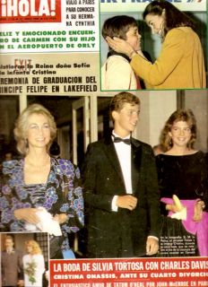 Princess Diana John McEnroe Hola Mag 1985