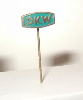 DKW Deutscher Kinder Wagen Genuine Vintage Lapel Pin from The 50s