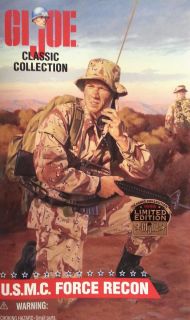 RARE 12 GI JOE CLASSIC COLLECTION, 1998 LIMITED EDITION USMC FORCE