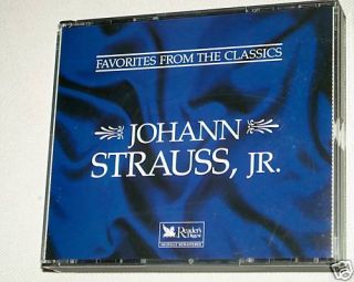 Favorites Classics Johann Strauss Readers Digest 2 CD