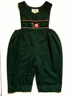 Boys Sir John Smocked Christmas Holly Holiday Portrait Party Longall