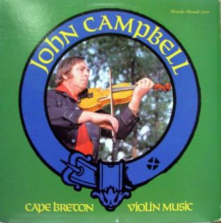 John Campbell Cape Breton Violin Music LP 7003