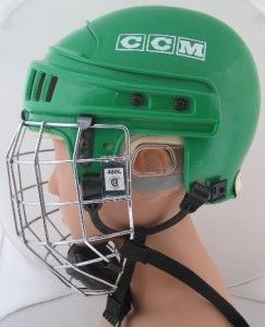  Youth Ice Hockey Helmet Green SM 15 6 7 8 7 3 8 with Jofa Cage