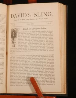 1895 Davids Sling Bible Class Movement Parsons