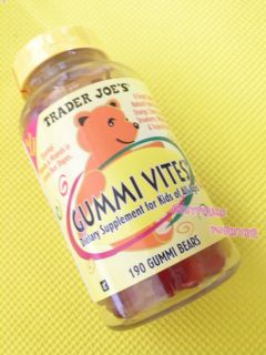 Trader Joes Gummi Gummy Bear Vites Multivitamin 190 Ct
