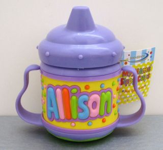ALLISON John Hinde my name SIPPY CUP non spill valve for infant