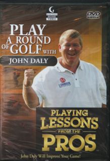 Golf with John Daly Lessons from The Pros New DVD