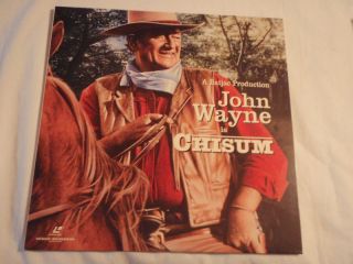 Chisum John Wayne Widescreen  laserdisc  