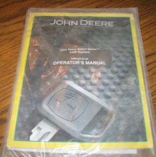 John Deere X300 X304 X320 X324 X340 X360 Lawn Tractor Operators Owners Manual JD  