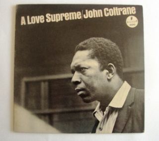 Jazz Record John Coltrane A Love Supreme LP Impulse MAS 90215 Gatefold Mono  