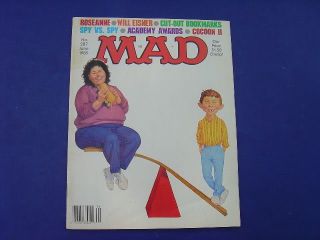 Mad Magazine 287 Roseanne Barr John Goodman Cocoon Steve Guttenberg June 1987  