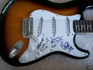 JOHN FOGERTY CREEDENCE SIGNED STRATOCASTER GUITAR BY 3 PIC PROOF COA CCR  