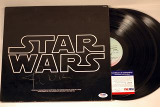 John Williams Signed Star Wars Album Record Soundtrack PSA COA Composer Proof  