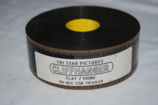 35mm Film Trailer Cliffhanger Movie Sylvester Stallone John Lithgow 1993  