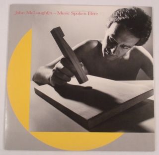 John McLaughlin Music Spoken Here 1982 LP Promo  