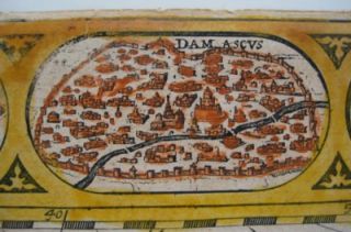 Original 1626 John Speed Map Turkish Empire Arabia Jerusalem Damascus Cyprus  