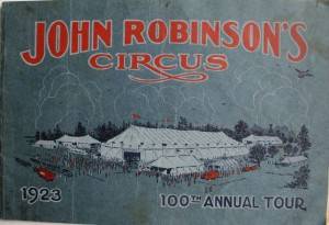 1925 John Robinson's Circus West Baden Address Clyde Beatty Sam Dill Signature  