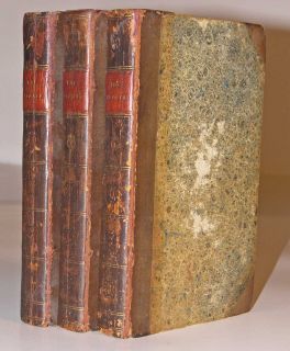 "The Pirate" Sir Walter Scott 3 Volumes 1822 Edinburgh William Fairlie Bookplate  