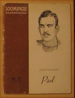 John Steinbeck Pearl RARE Estonian 1st Edition 1957  