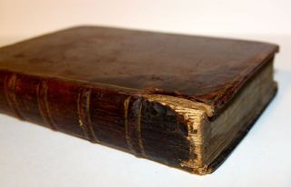 1754 Rare Lot Antique Books Beautiful Leather Library Set Decorator Collection  
