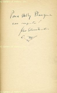 John Steinbeck Inscribed Book Signed  