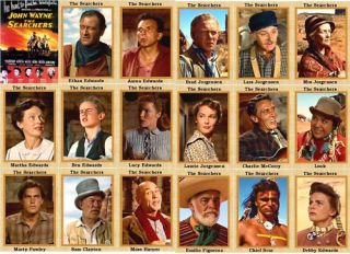 The Searchers John Wayne movie trading cards Duke  