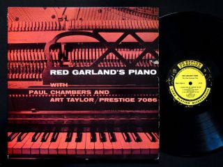 Red Garland's Piano LP Prestige PRLP 7086 US 1957 Jazz RVG DG Mono Paul Chambers  
