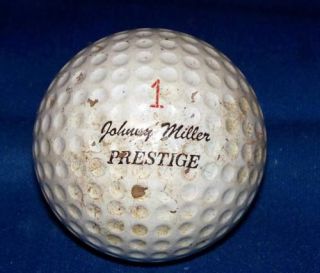 Scarce Vintage Wilson Prestige Johnny Miller Golf Ball  