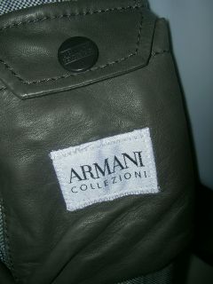 Soft Leather ARMANI COLLEZIONI Jacket Ice Cube In 21 JUMP STREET 1500 Retail  