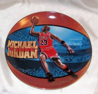 Collector Plate 1998 Michael Jordan 2 His Airness 6 Time NBA Champion  