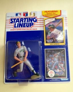 Jose Canseco Starting Lineup Figure Okland A's 1990 Baseball Sport Collectible  