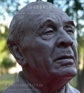 Jorge Luis Borges Statue Bust Sculpture Amazing  