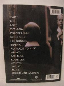 Korn Life Is Peachy Songbook 1997 w Tablature Jonathan Davis  