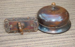 RARE ANTIQUE VICTOTIAN DOOR BELL MARKED SARGENT COMPANY NEW HAVEN  
