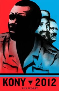 Kony 2012 T Shirt Joseph Kony Hitler Bin Ladin Africa Invisible Children  