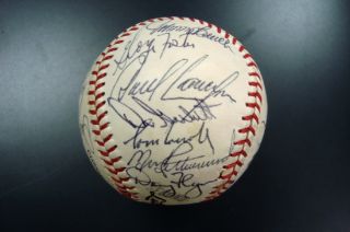 Beautiful 1975 Cincinnati Reds Team Signed Baseball  