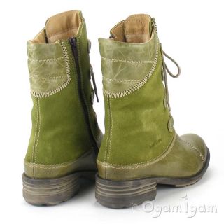 Josef Seibel Palmira Olive Green Womens Boot  