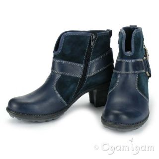 Josef Seibel Skylar Womens Blue Ankle Boot  