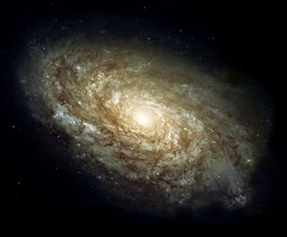 Dusty Spiral Galaxy Classic Image from Outer Space  
