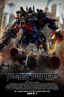 Transformers Dark of the Moon Movie POSTER 27x40 Shia LaBeouf  