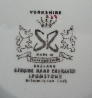 Staffordshire Yorkshire Pattern 4405 Ironstone Creamer  